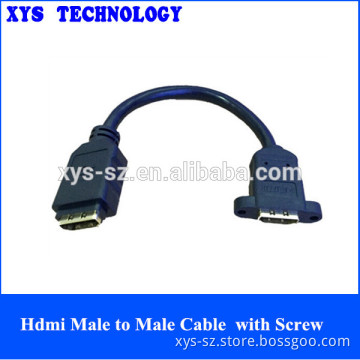hdmi male to male cable with screw